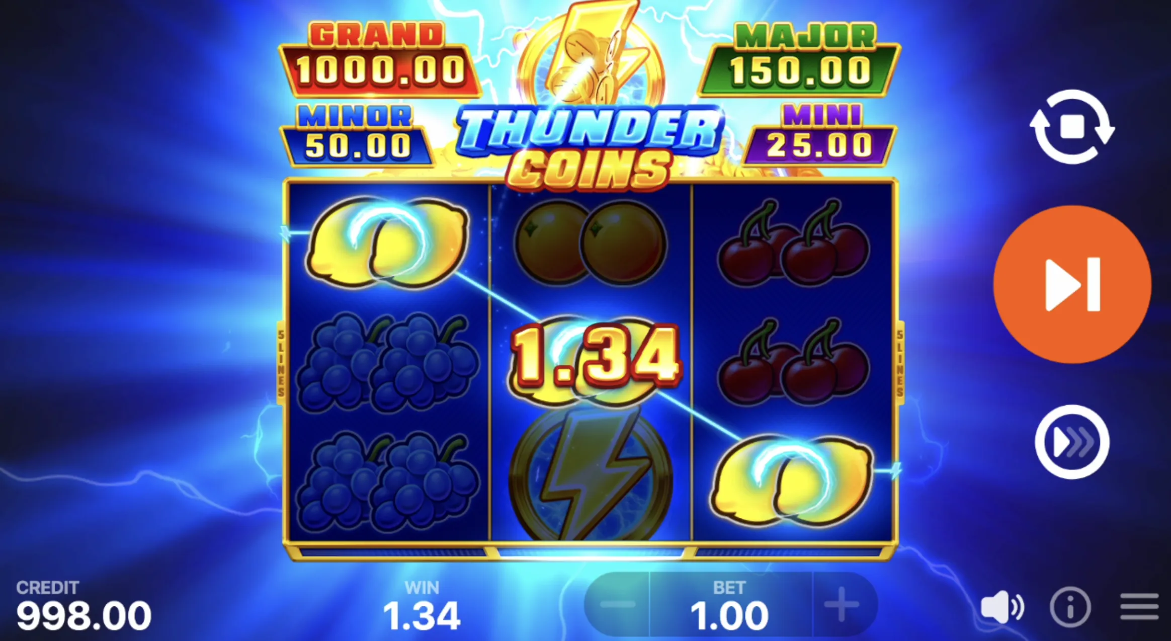 Thunder Coins: Hold and Win